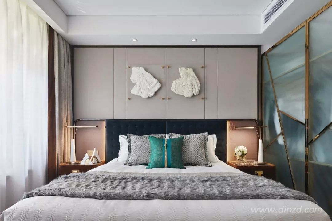 大华·徐州潘安湖首府洋房 | 摩登复古的金色空间-24