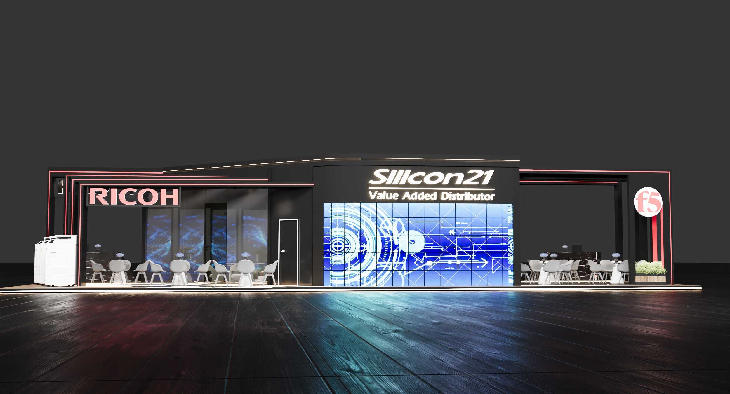 SILOCON 21 BOOTH DESIGN-21