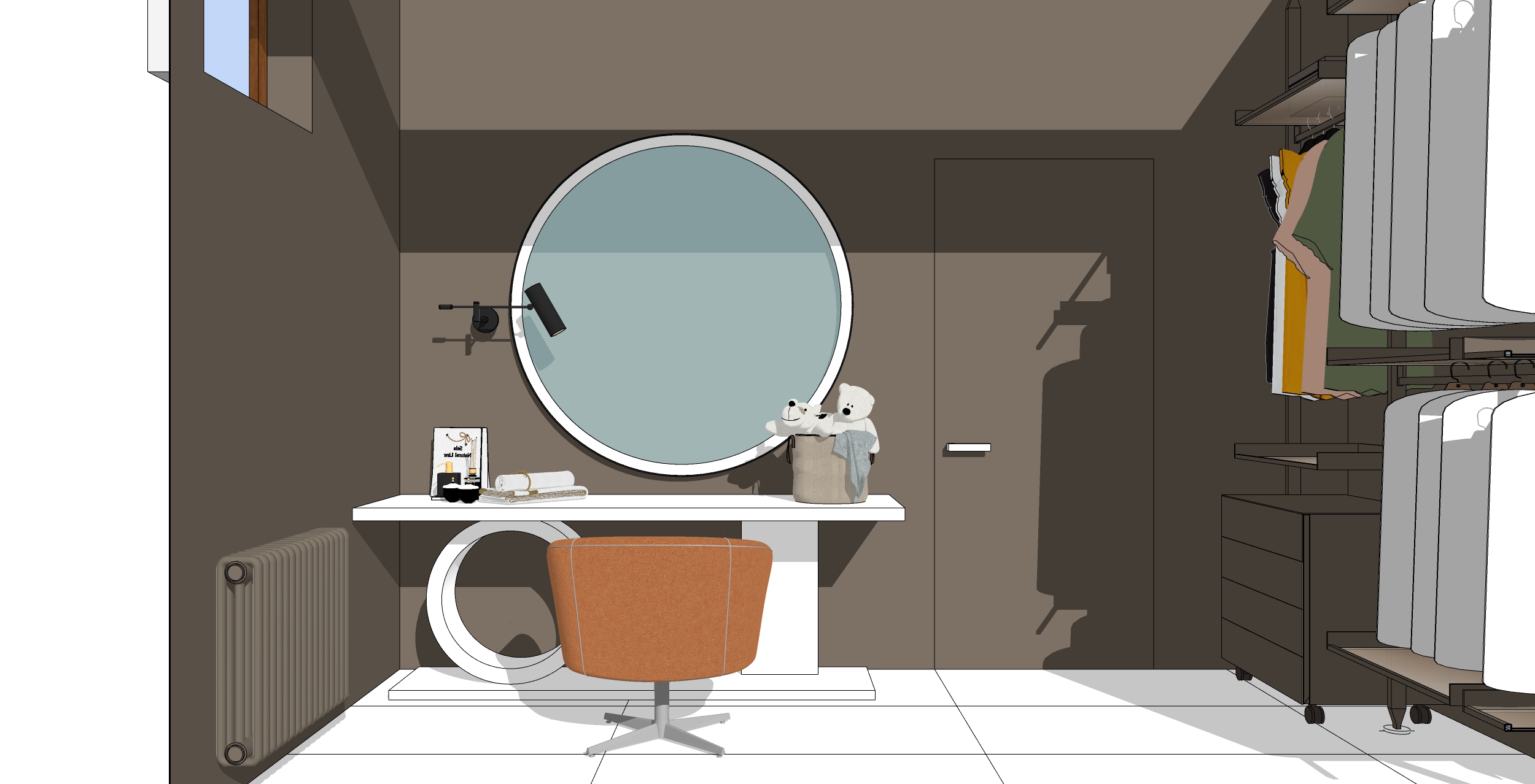 Bedroom (скетч) ванная комната-6