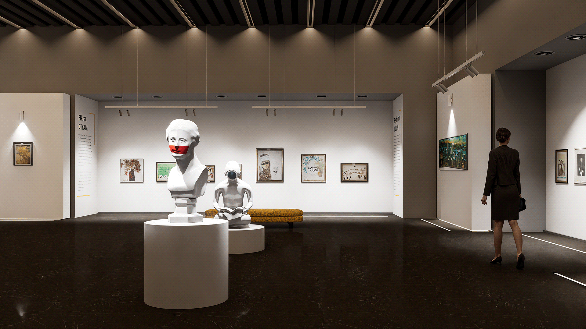 VakıfBank Art Gallery Concept | Modular Exhibition-4