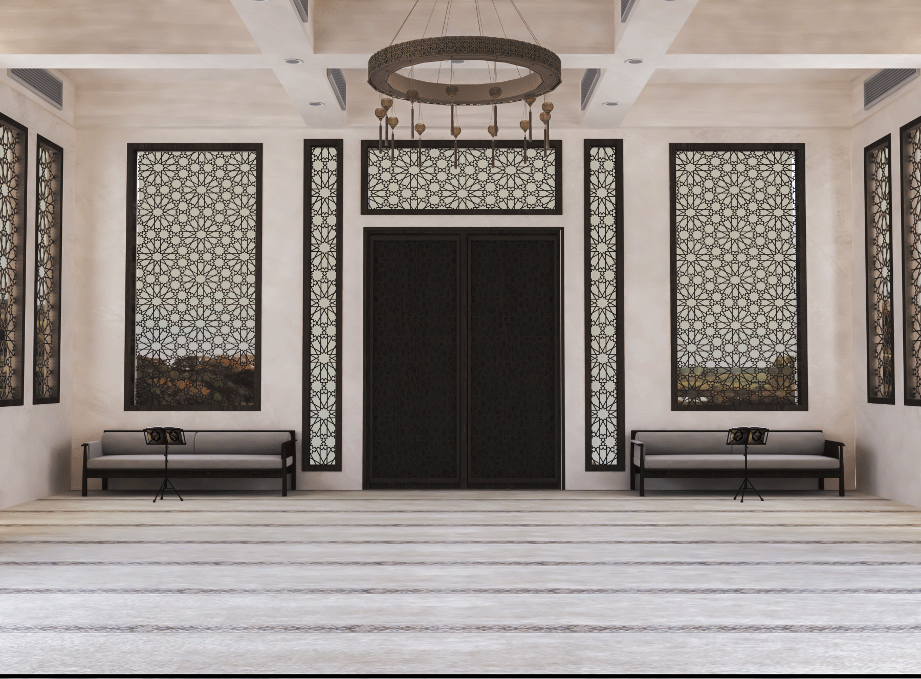 Al Noor Mosque Interior Design-3