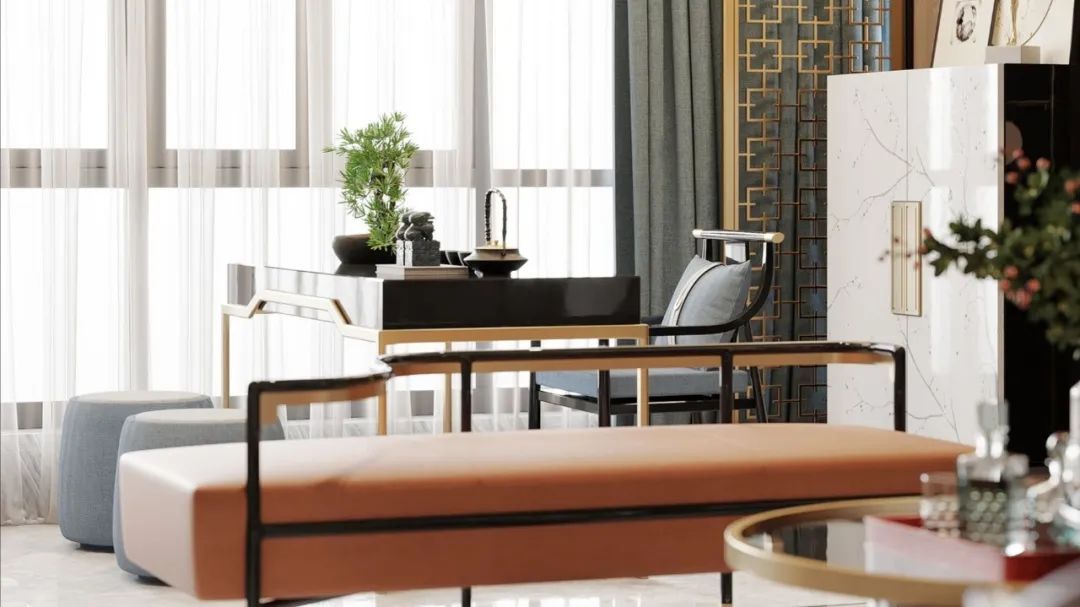 新中式风格丰泰华园别墅设计，诠释东方意境之美-63