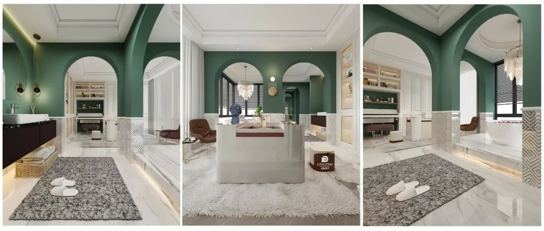 太湖阳光假日 420㎡ Ins 涂料风撞色高级感设计-4