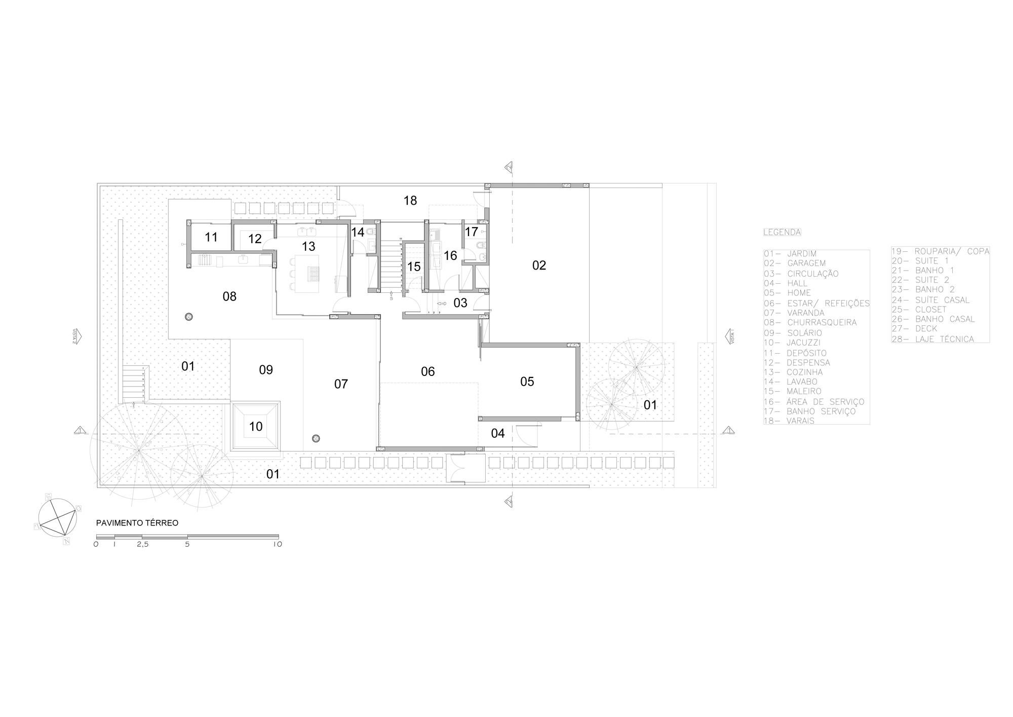 Quadra House | 木质与灰色调的现代私人住宅-2