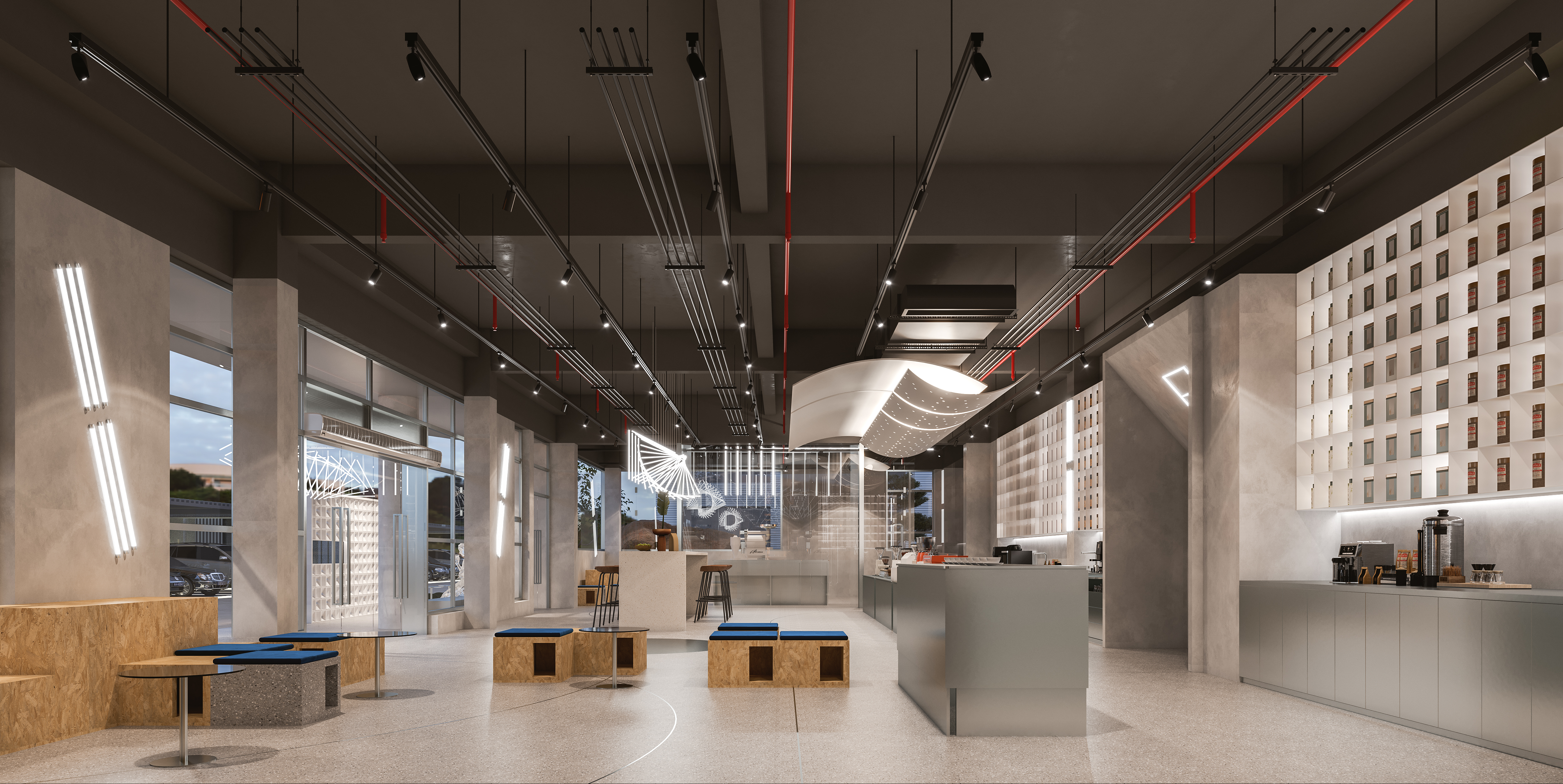 THE SIXTH ROASTERY 咖啡共享烘焙六厂丨中国上海丨迪艾设计 DA PANDA-29