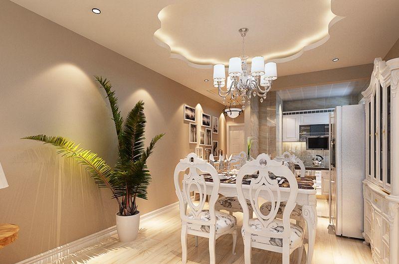 哈尔滨实创装饰诠释鲁商松江新城99平优雅欧式两居-11