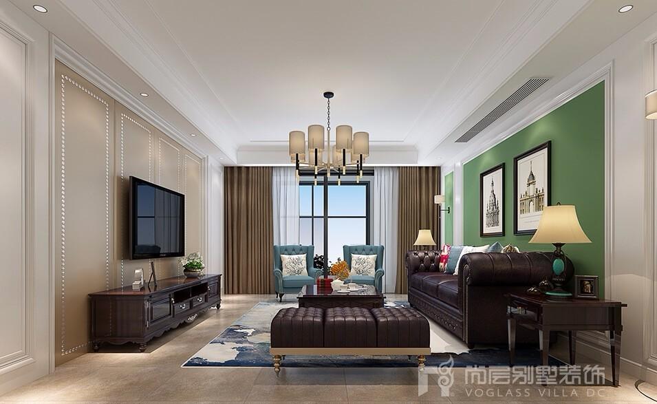 景枫法兰谷别墅 | 简约轻奢美式风格，温馨儿童空间-2