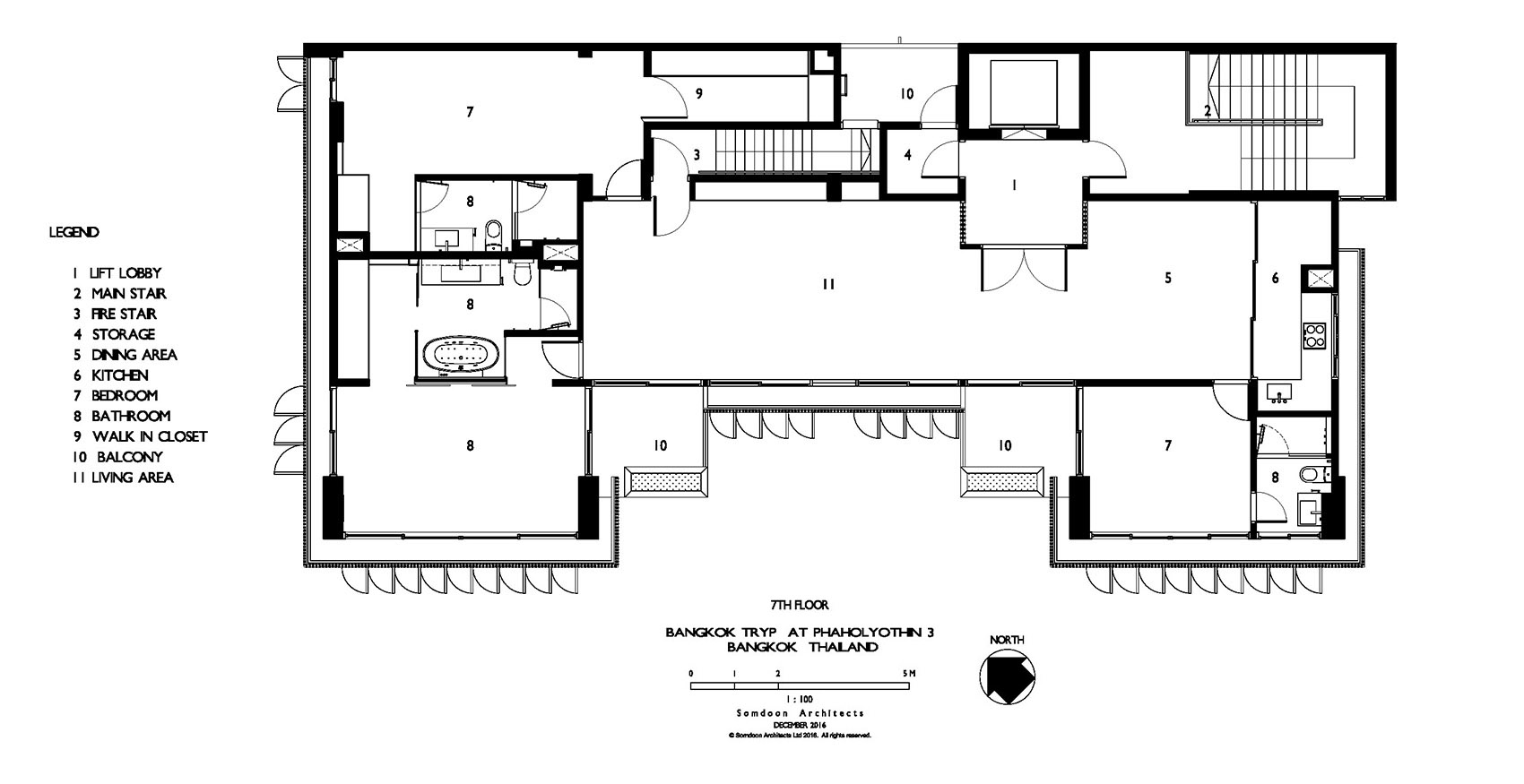 曼谷TRYP酒店&私人住宅,曼谷 / Somdoon Architects-45