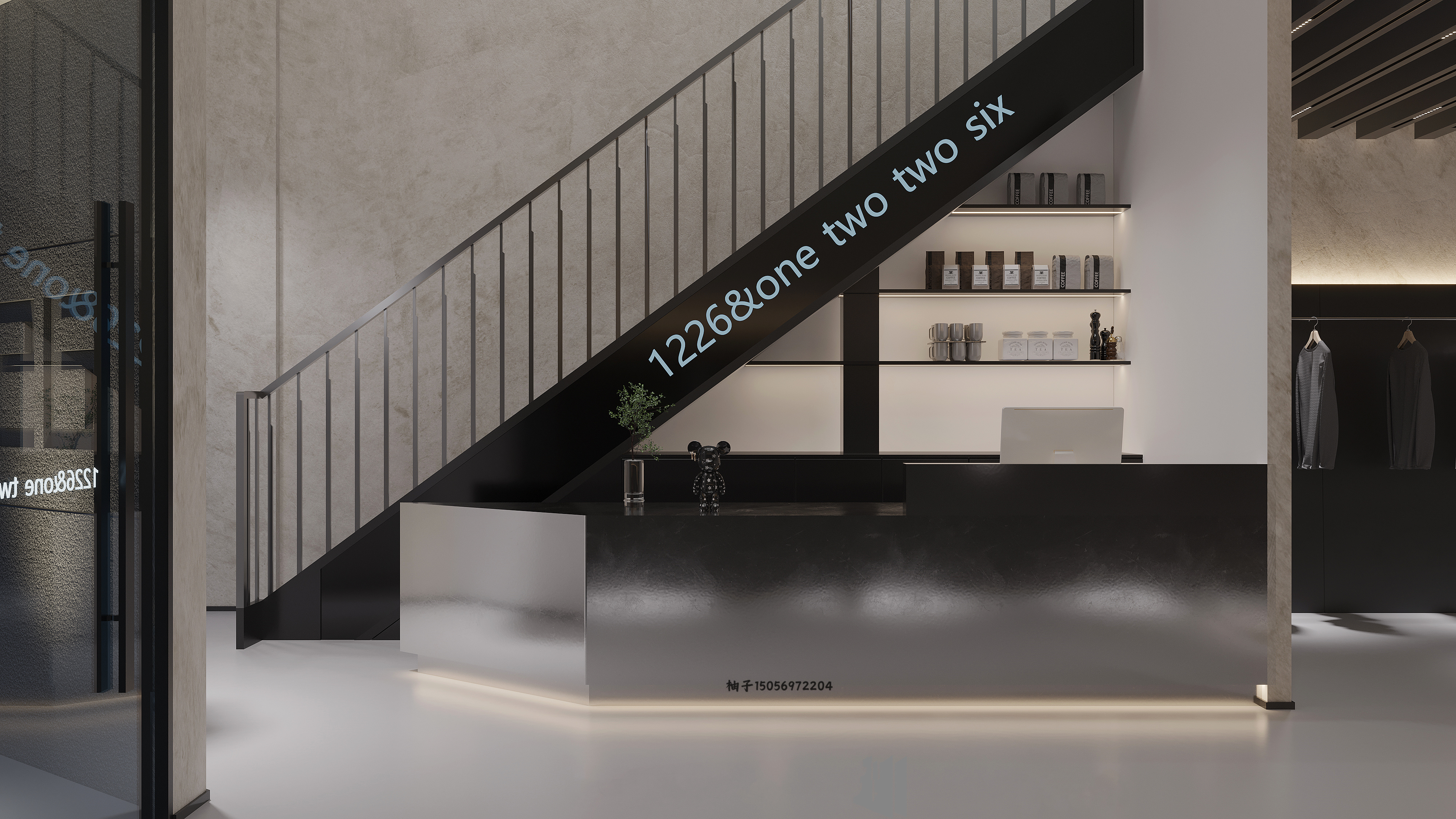 男装店效果图，既简单又有格调-4