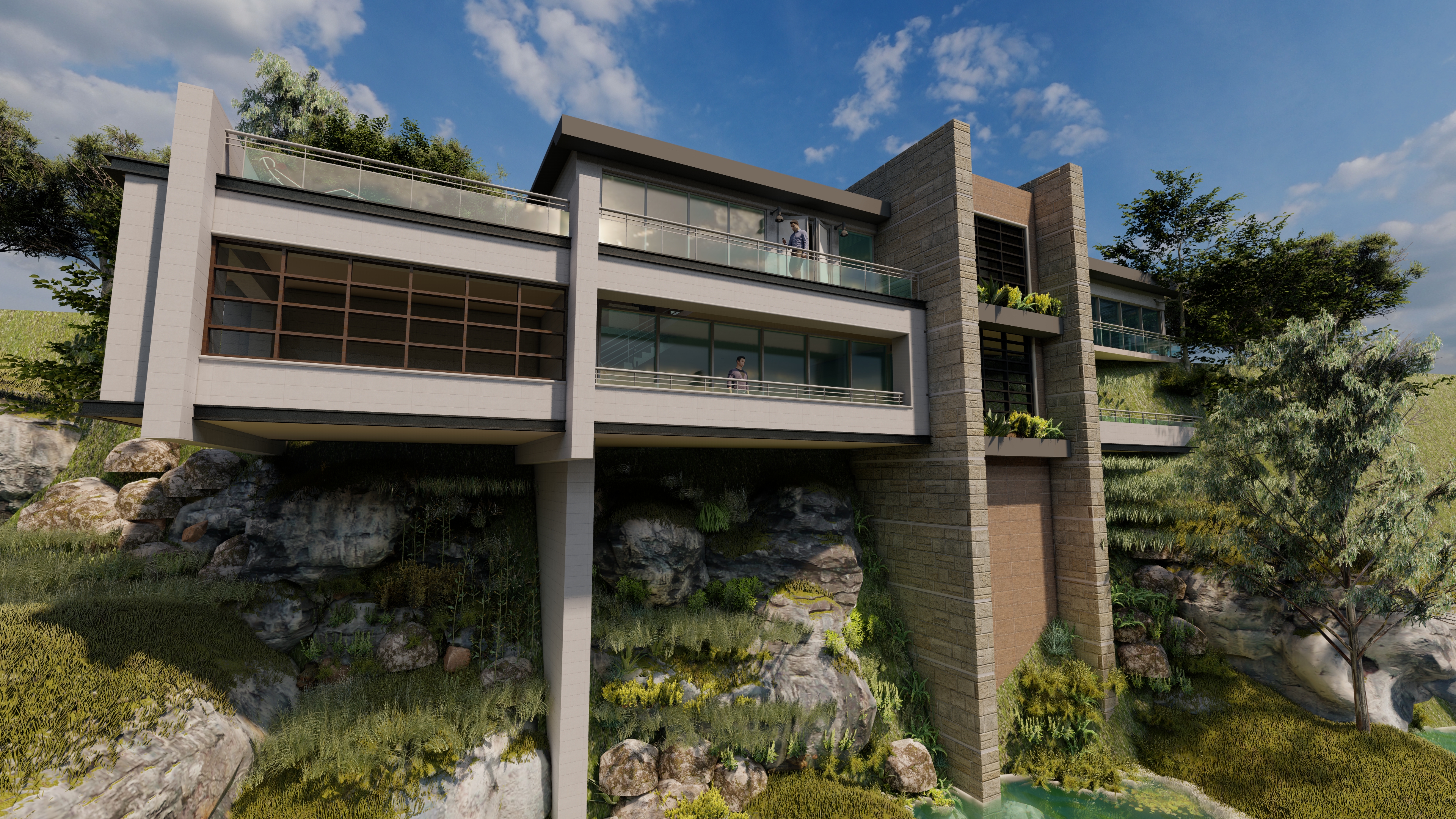 “LA CASA DEL RISCO”住宅设计丨Eddy Laura Flores-12