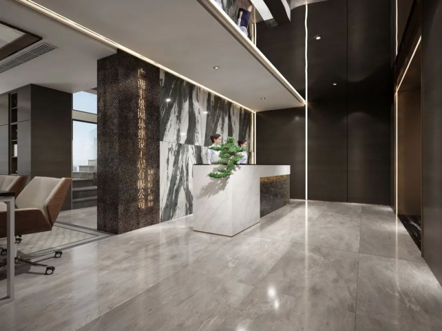 《墨间》——书法灵感与现代办公空间的完美融合-9