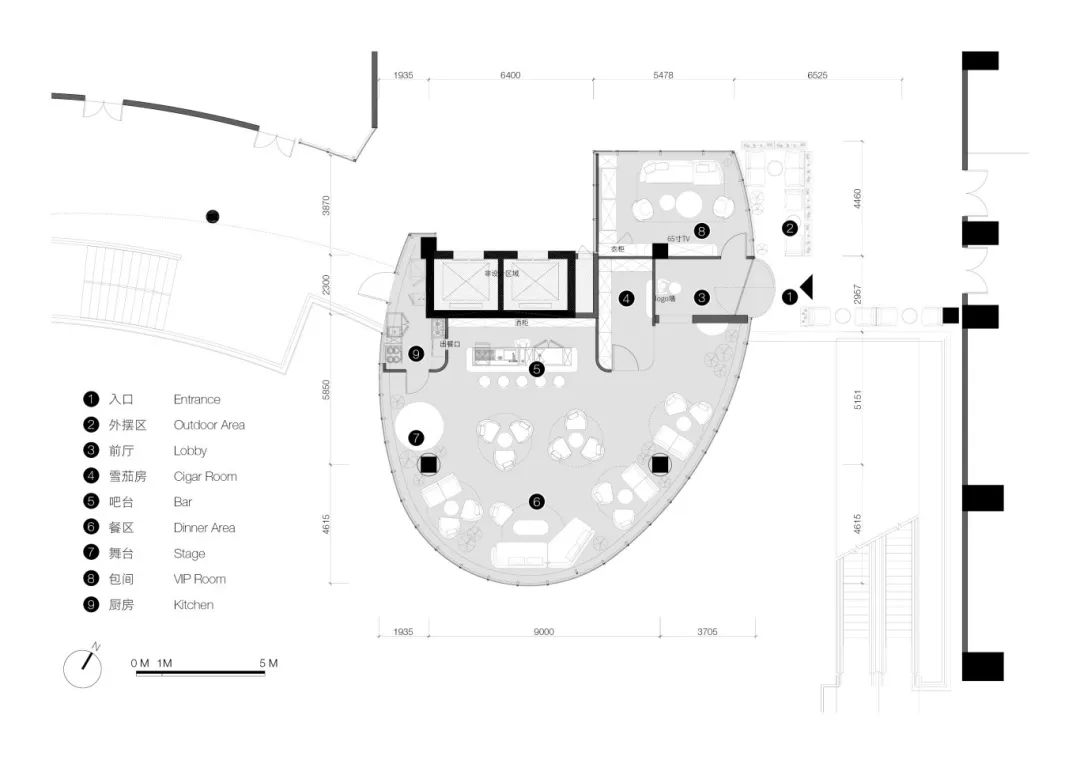 「葉LEAF」雪茄酒吧丨中国广州丨MARS星球建筑-31