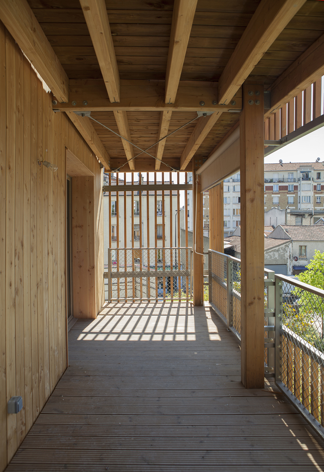 法国 Auvry Barbusse 木质住宅,城市更新之作-33