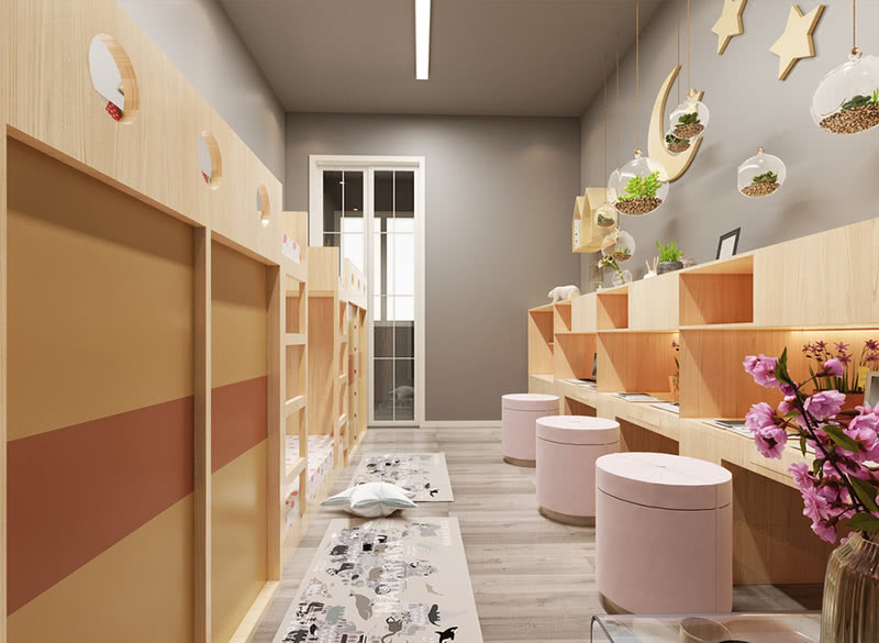 宿舍楼 宿舍室内设计案例效果图-15