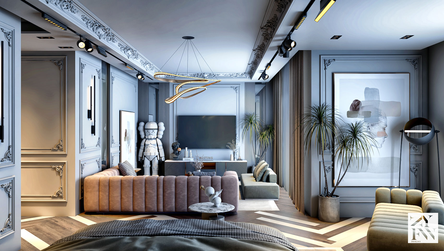 NEO CALSSIC MASTER BEDROOM-3