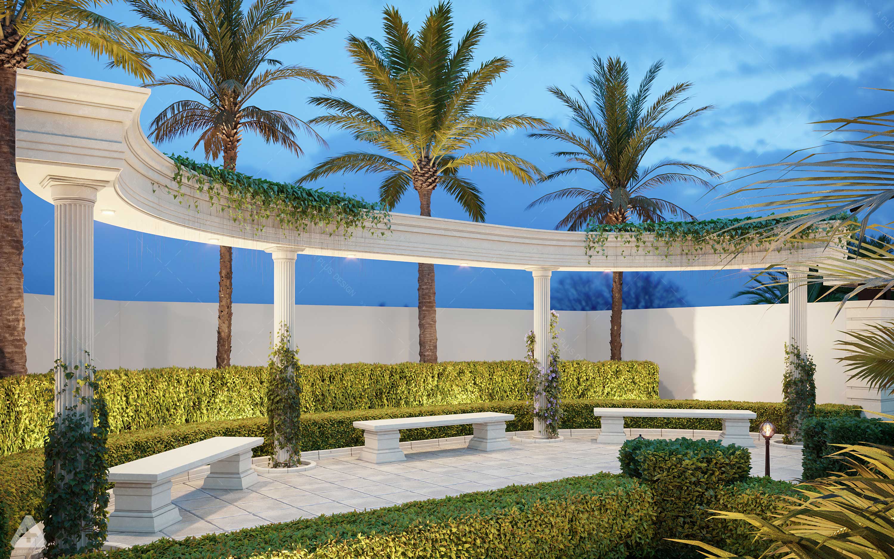 Hotel Landscape Design &Rendering-6