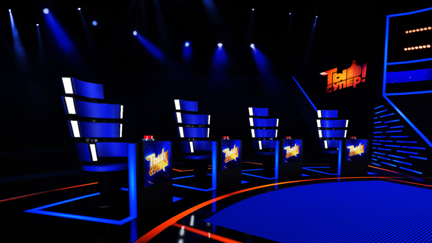 “You are Super!”音乐节目电视布景设计丨俄罗斯-9