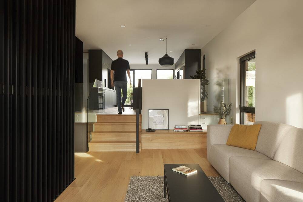 1980年代错层式房屋的全面室内翻新丨加拿大丨DESK architectes-26