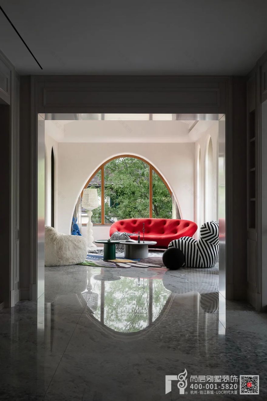 杭州香格里拉现代轻法大宅丨中国杭州丨杭州尚层装饰-54