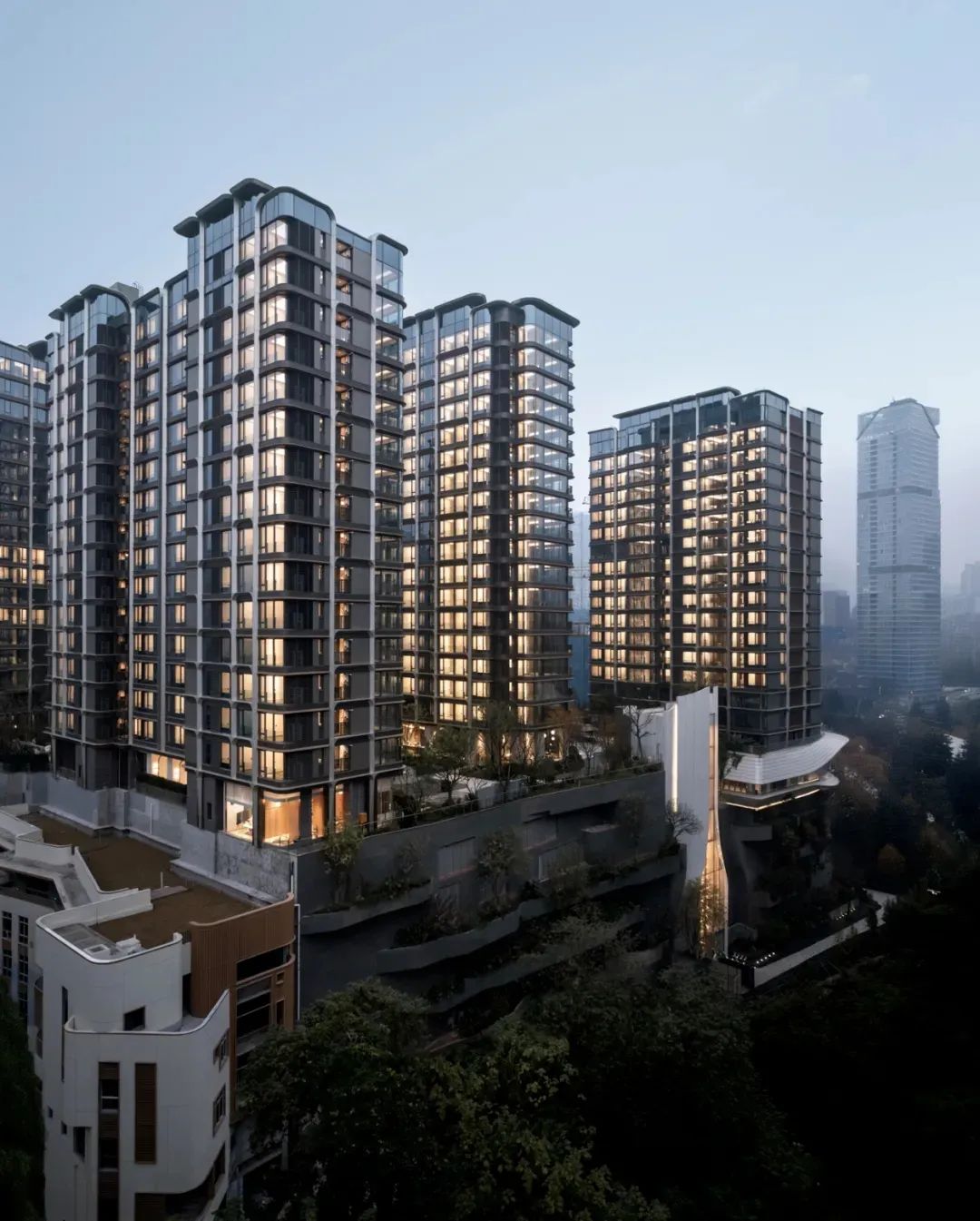 华润置地&香港置地·观宸架空泛会所丨中国重庆丨海力空间设计-9