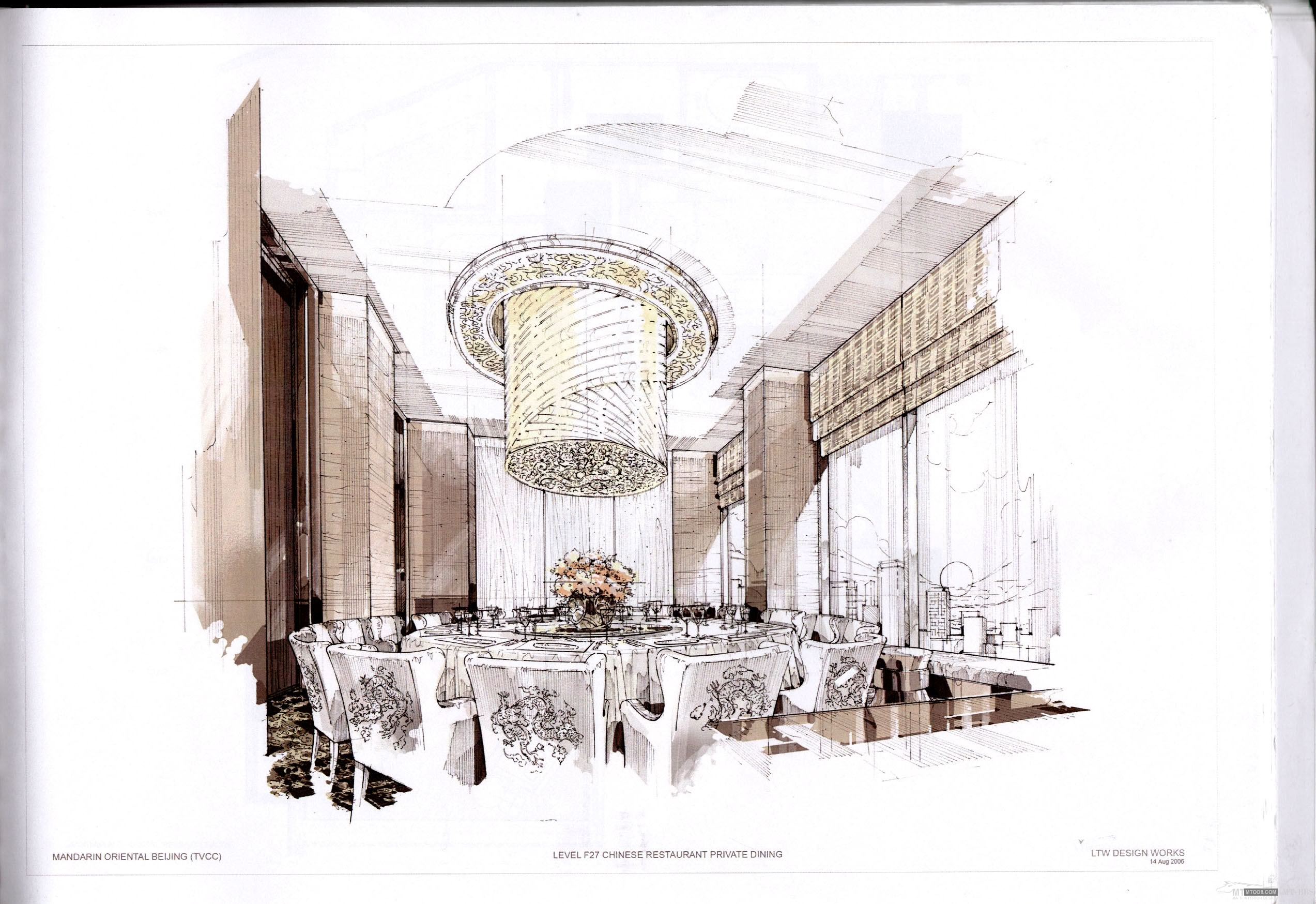 LTW  北京东方文华酒店方案设计2005(附大堂CAD)-2-42
