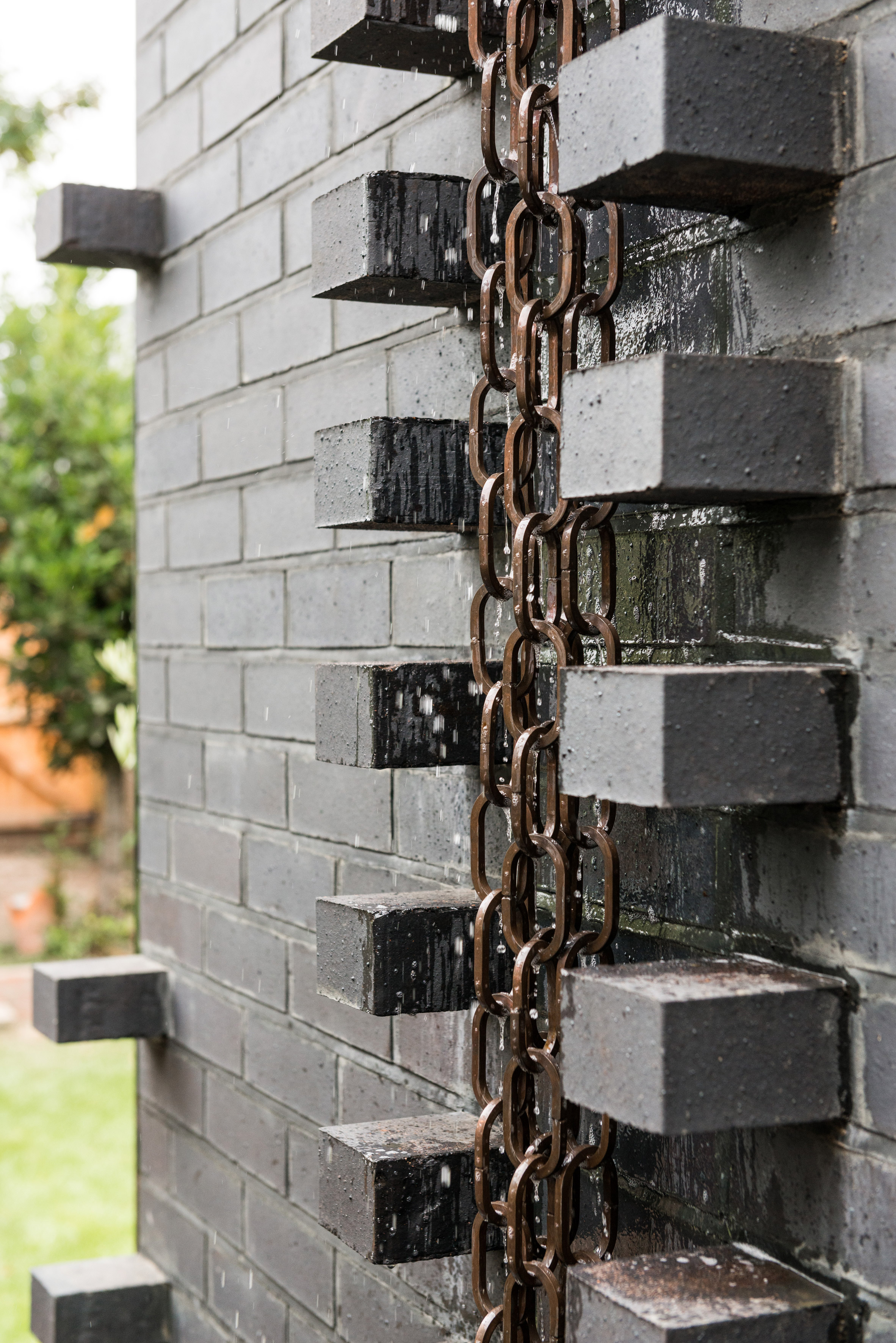 MW Architects creates 7sq m house extension in dark engineering bricks-22