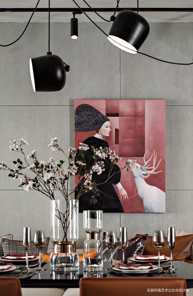 20万元复式110平米装修案例·效果图  工业风110㎡LOFT案例-14