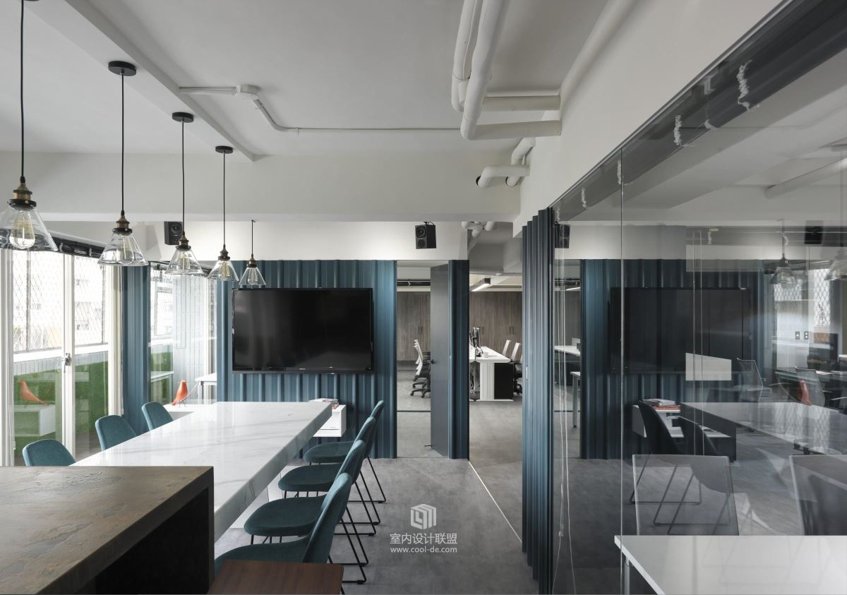 方构制作——55坪 Loft風办公空间-16