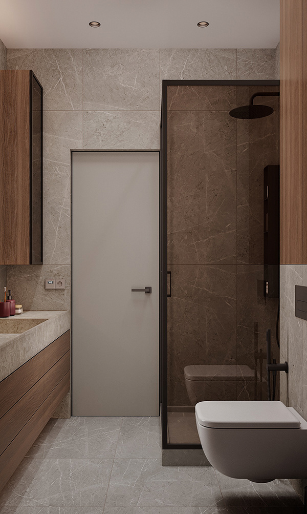 四口之家120平现代设计住宅-29