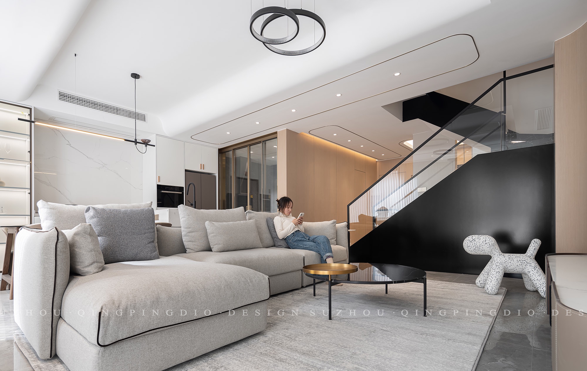 舟山白鹭湾花园丨中国舟山丨苏州清平调空间设计-6