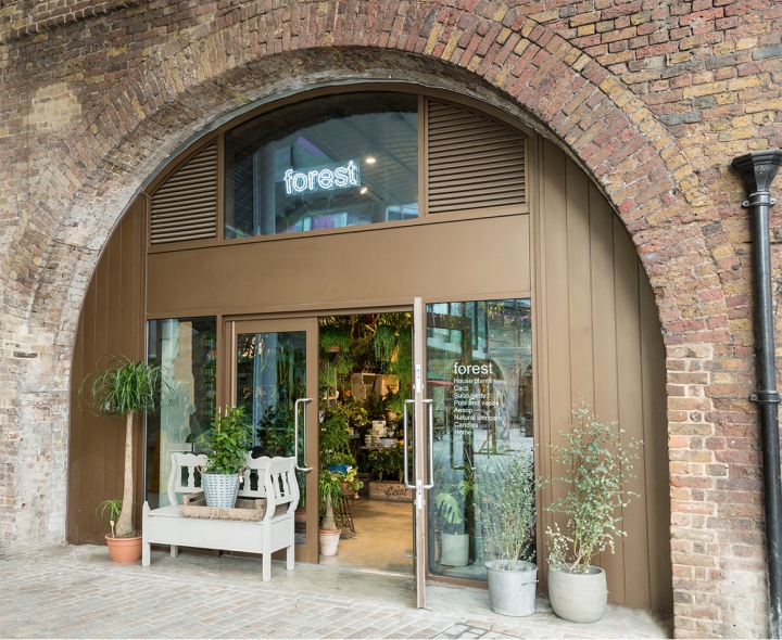 伦敦 Deptford Market Yard 的 Forest 商店,自然与现代的碰撞-24
