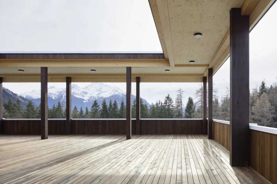 瑞士 Biathlon Arena Lenzerheide 新中心——动态北欧馆-25