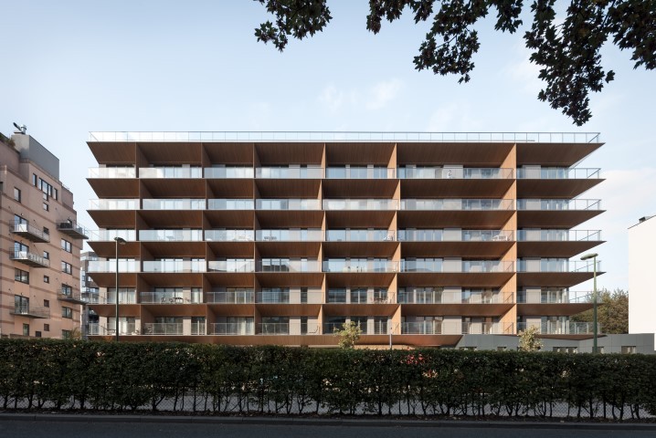 Brussels periphery 1989 年旧办公楼翻新成公寓,环保与美观并重-19