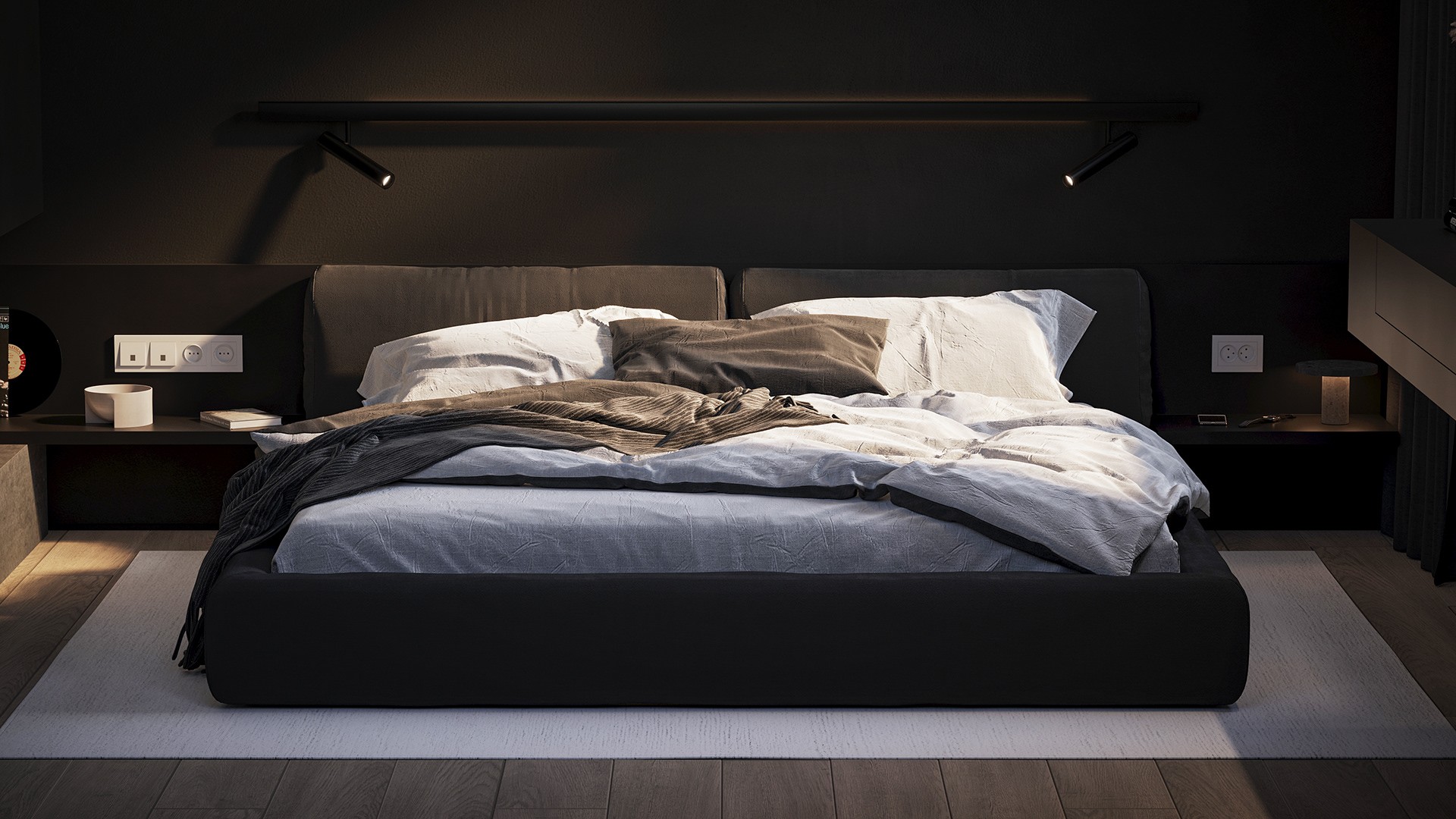 深色系公寓设计-7