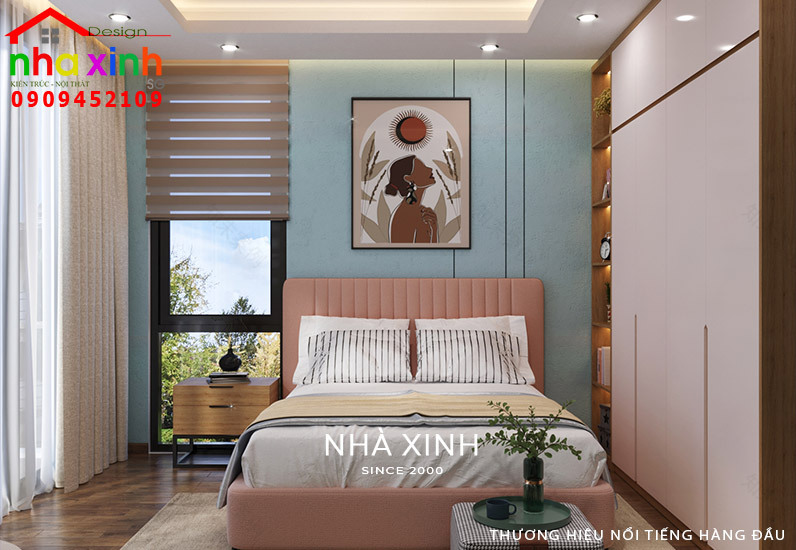 现代3层7·10m别墅设计方案丨越南丨Nhà Xinh(未明确对应中文,暂用原文)-69