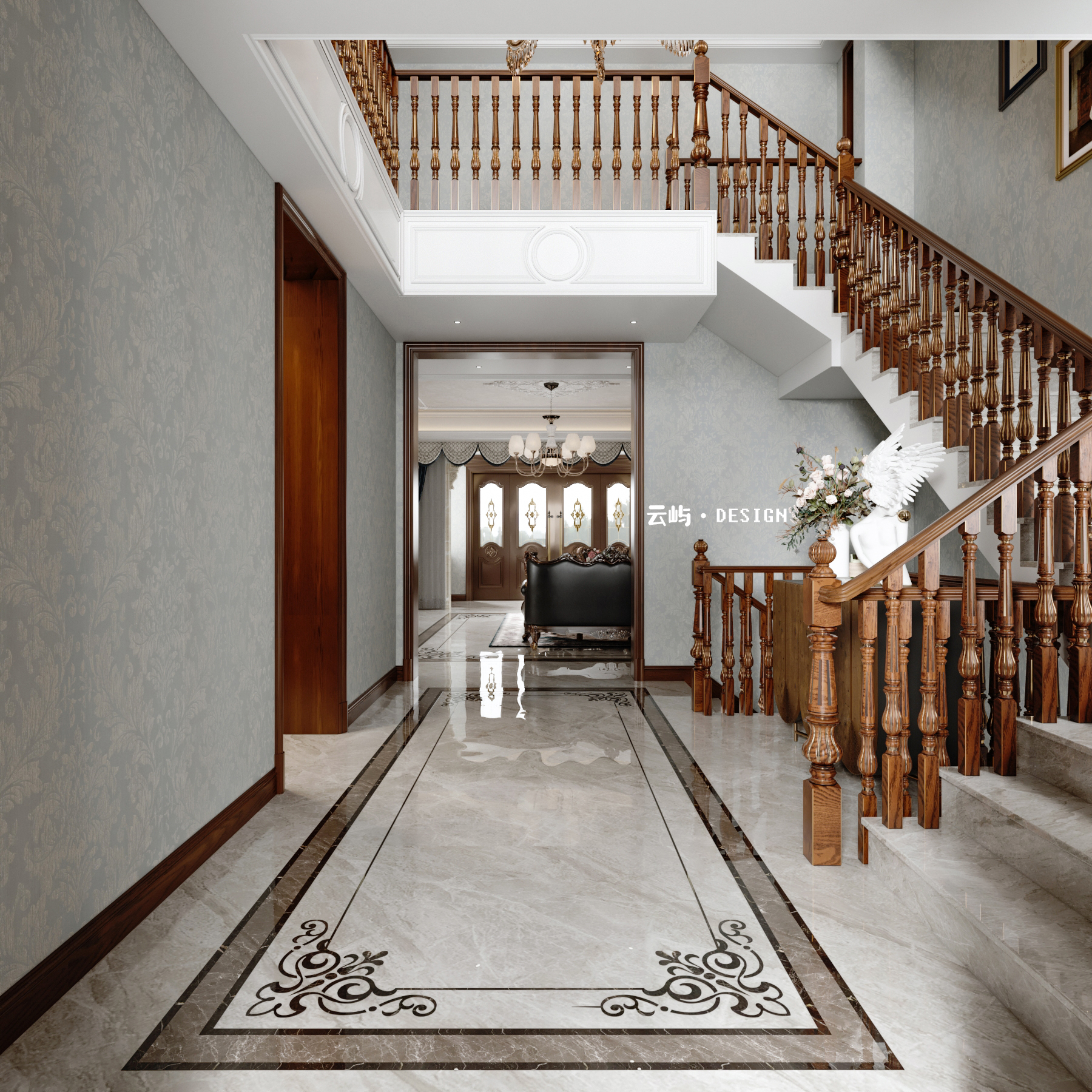 现代轻奢大平层,美式合集-27