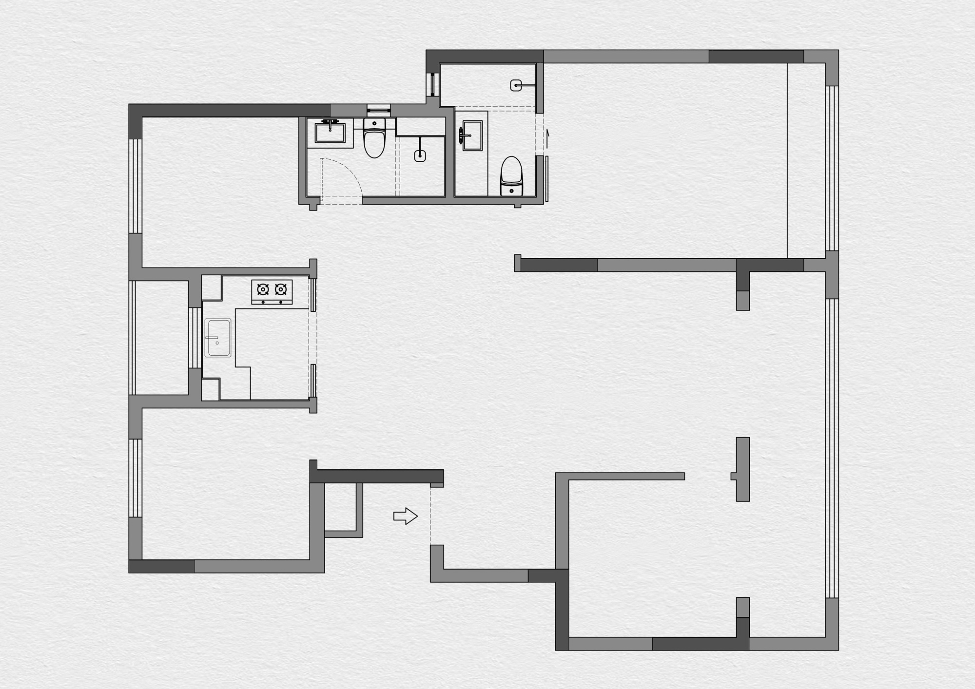 留白·私宅 ，浔岚 黑白灰的纯粹之美-20