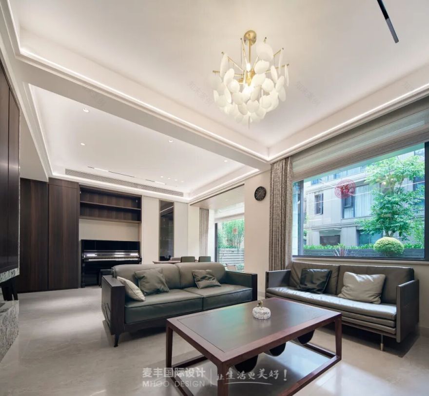 MHOO|市心府360㎡现代风:木中藏雅,无序藏奢-20