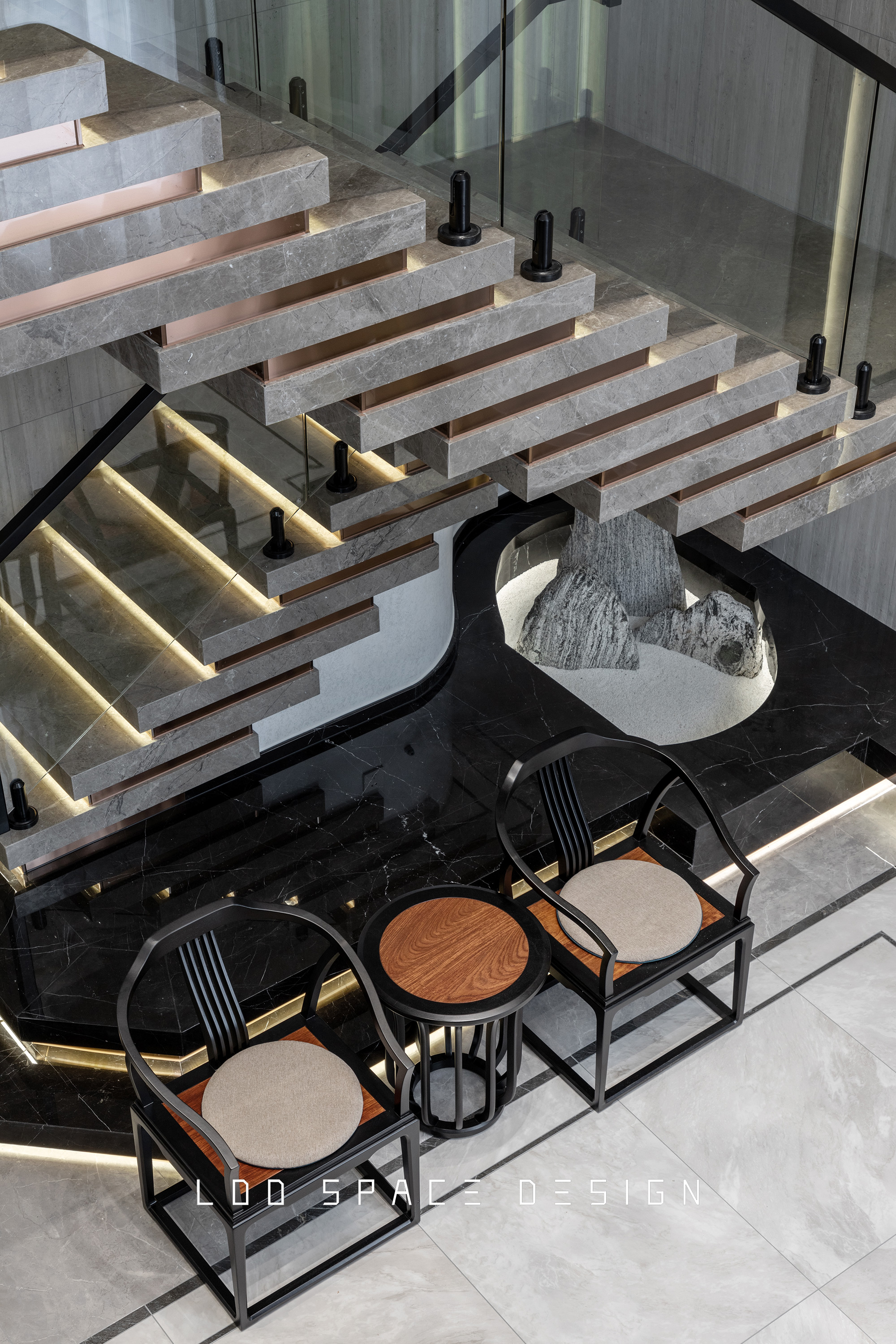 现代中式风格自建房设计丨中国丨周良艺术空间设计-21