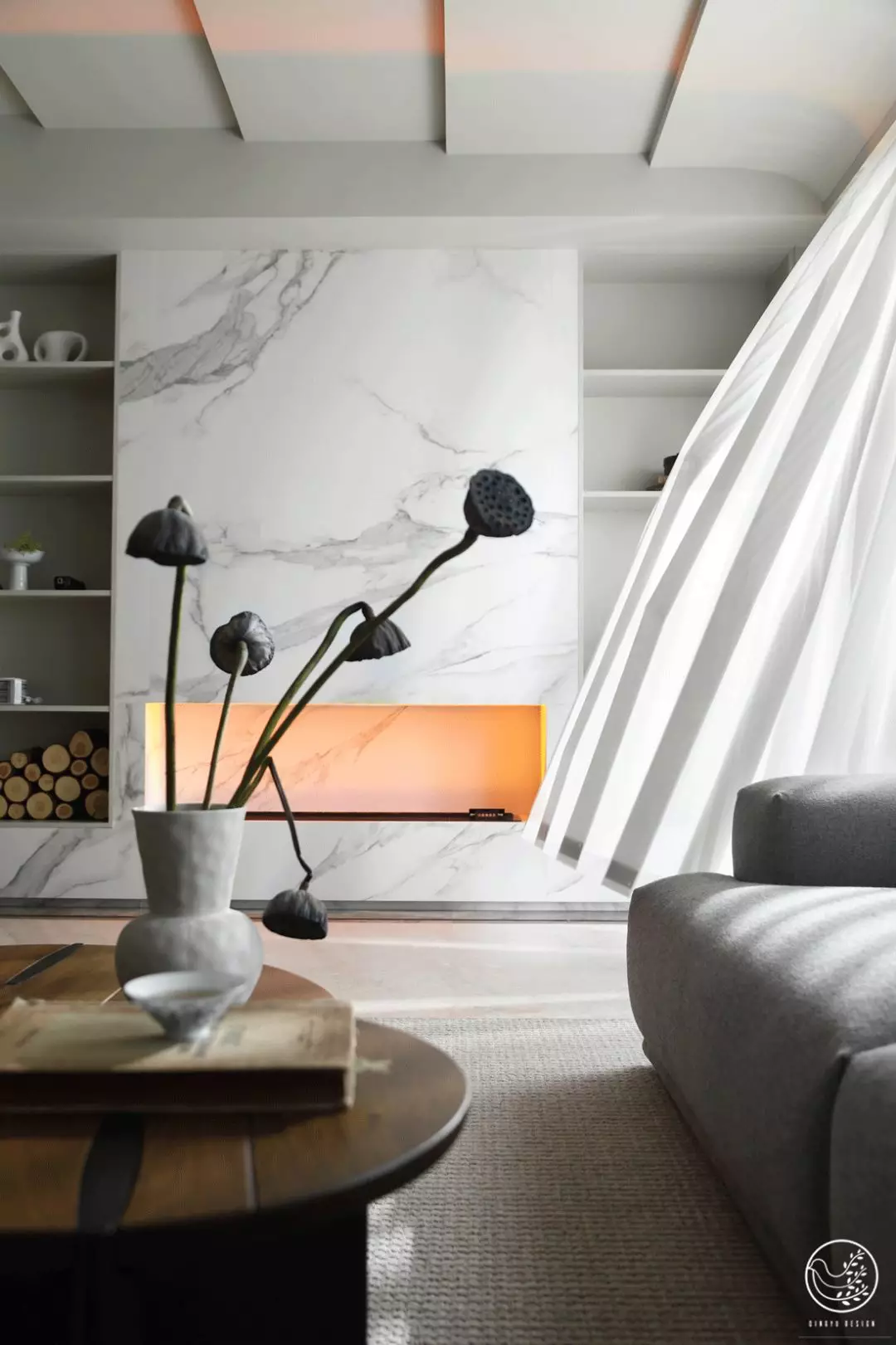 奶油诗意 · 现代雅致家庭空间设计丨中国成都丨清羽设计-33