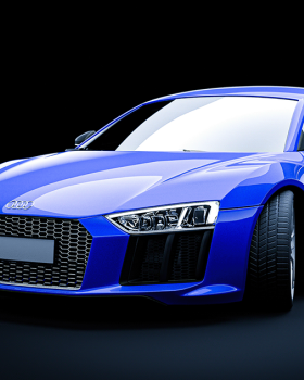 奥迪R8 V10 Plus三维模型