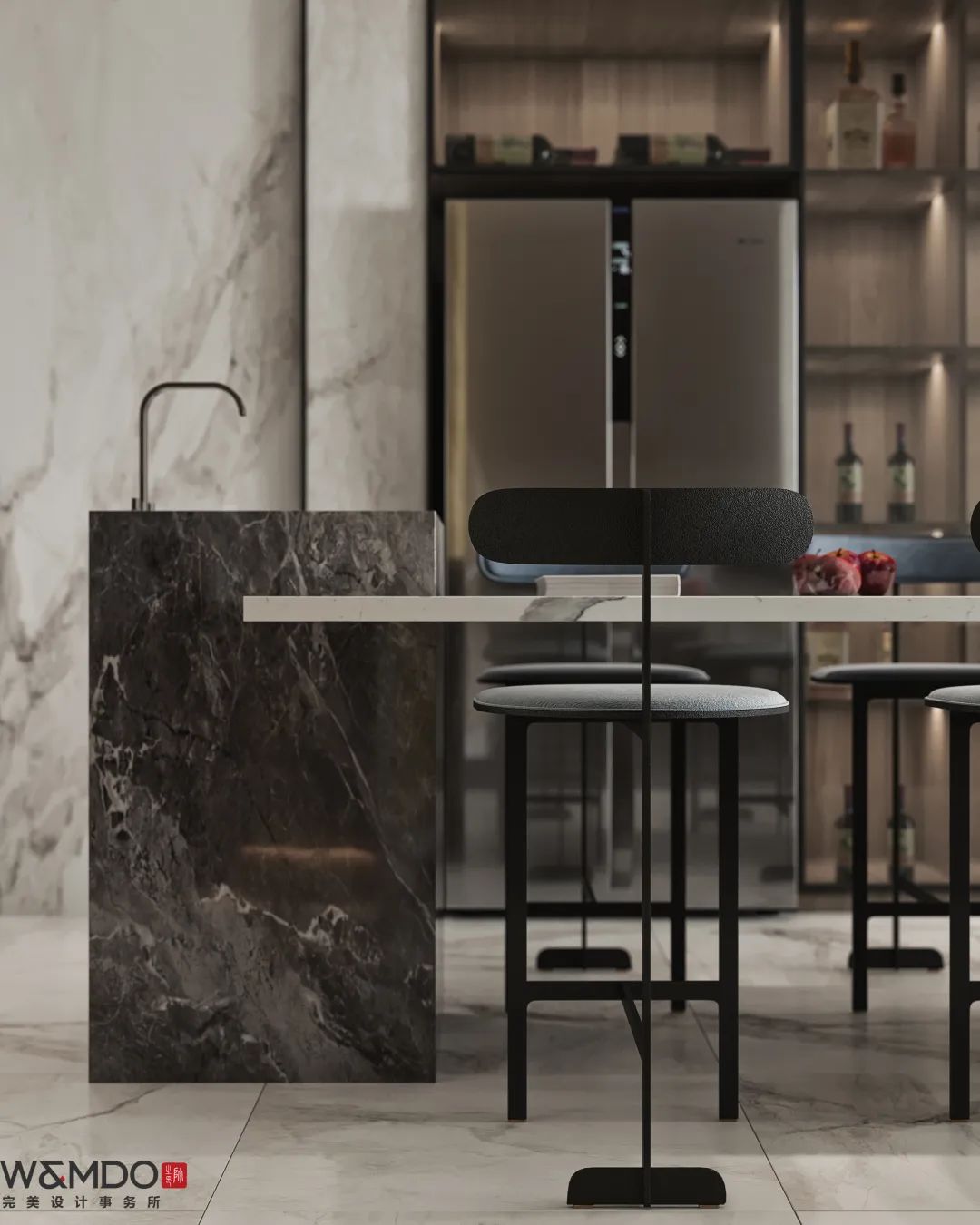 峨眉山水间,现代意式轻奢的梦幻家园-35