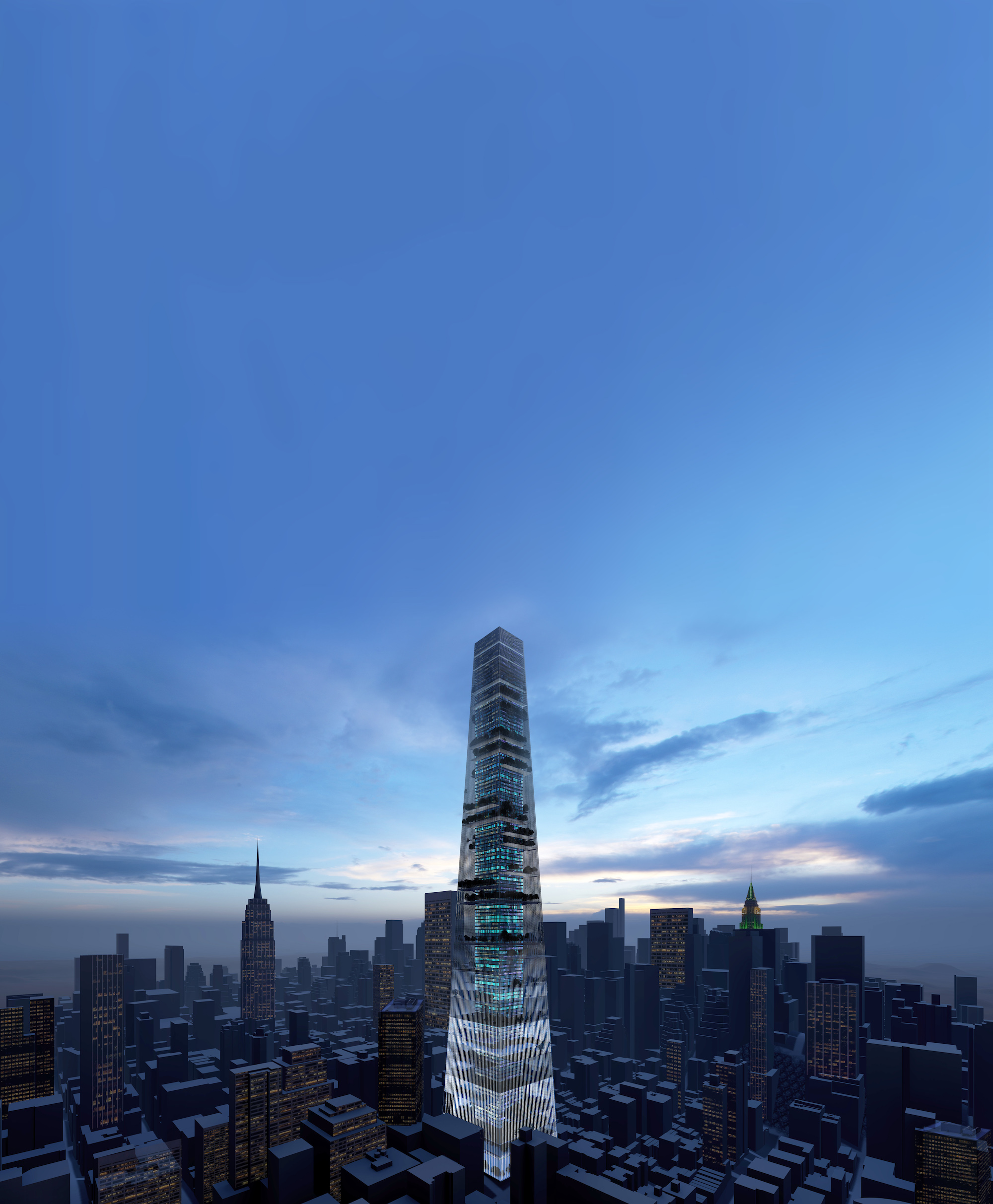 "自然共生"摩天大楼-11