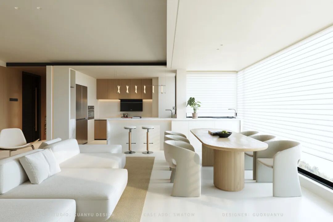 轩宇设计I自然主义—雅颂湾143m²-17