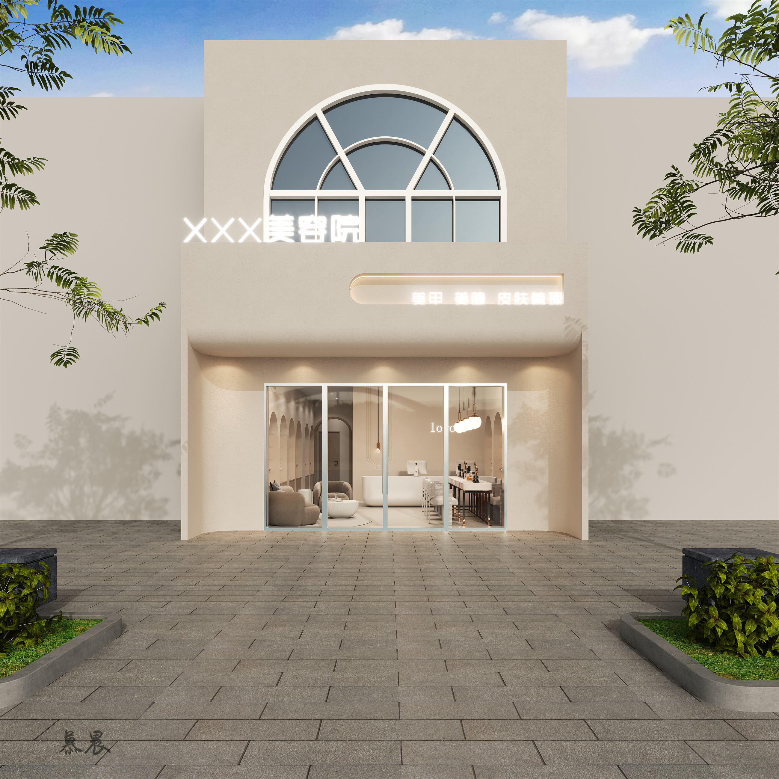 美容院设计|舒适治愈-5