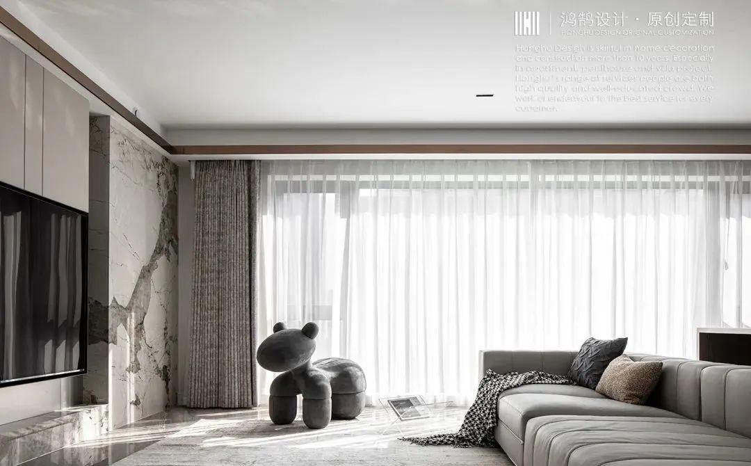 阳光横厅,温馨四口之家的优雅蜕变-13