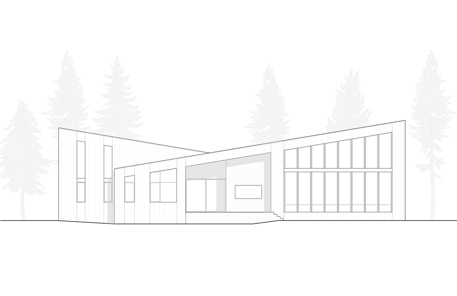冰川纵横交错山脉灵感度假屋设计丨美国蒙大拿丨蒙大拿州建筑师卡文  科斯特洛,牧场矿山-36