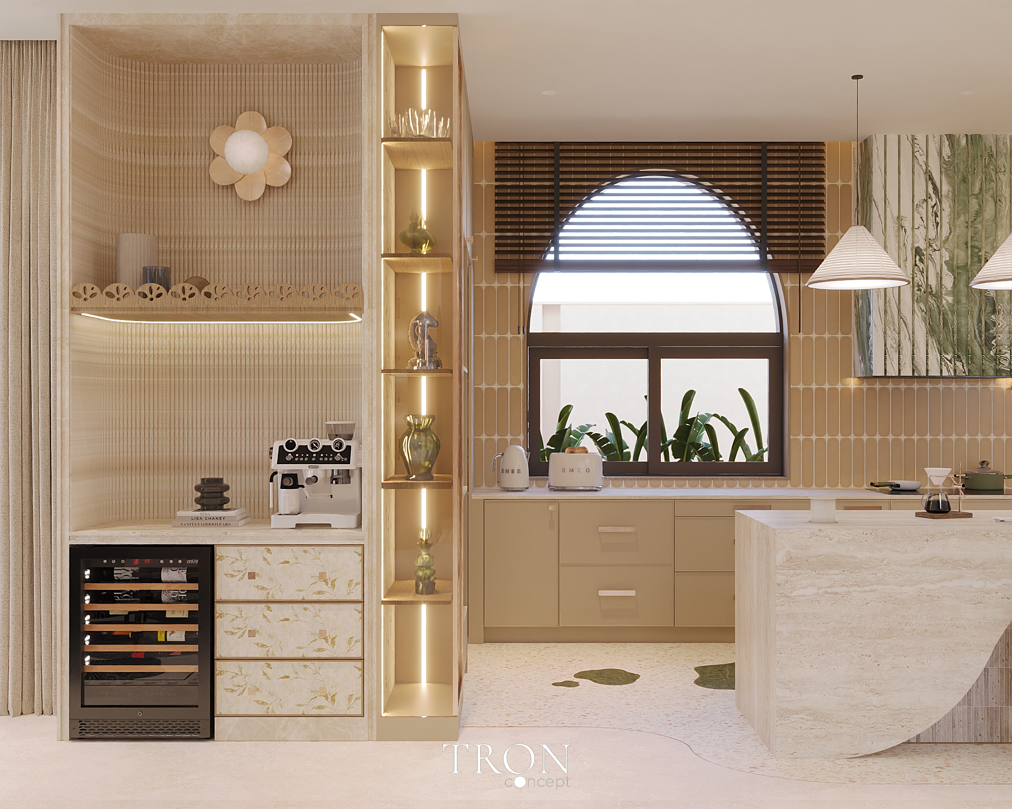 Aqua Confluence - Phòng bếp biệt thự Sen - Đà Nẵng-0