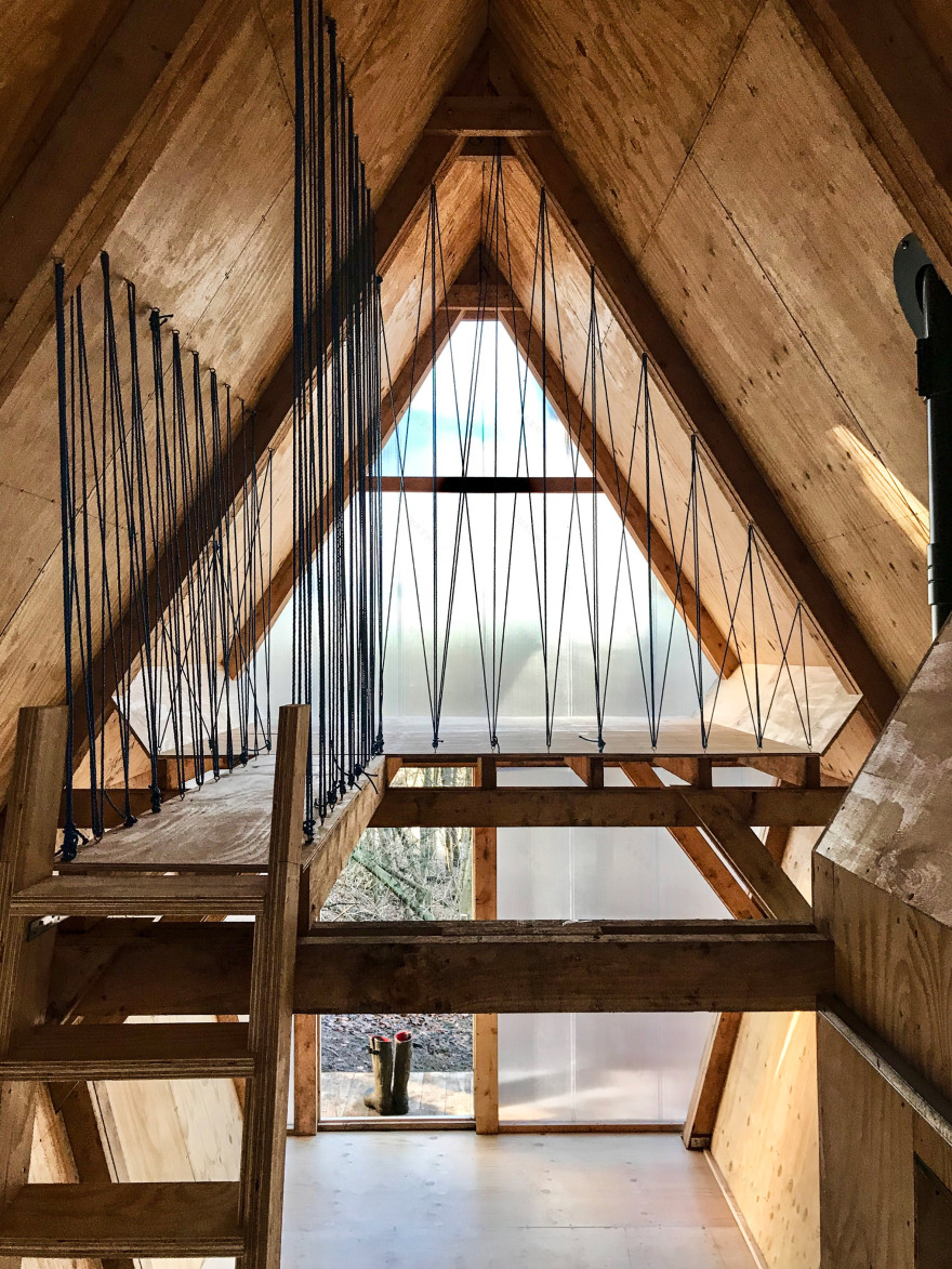 Low-cost micro home is made from timber and scavenged materials-8