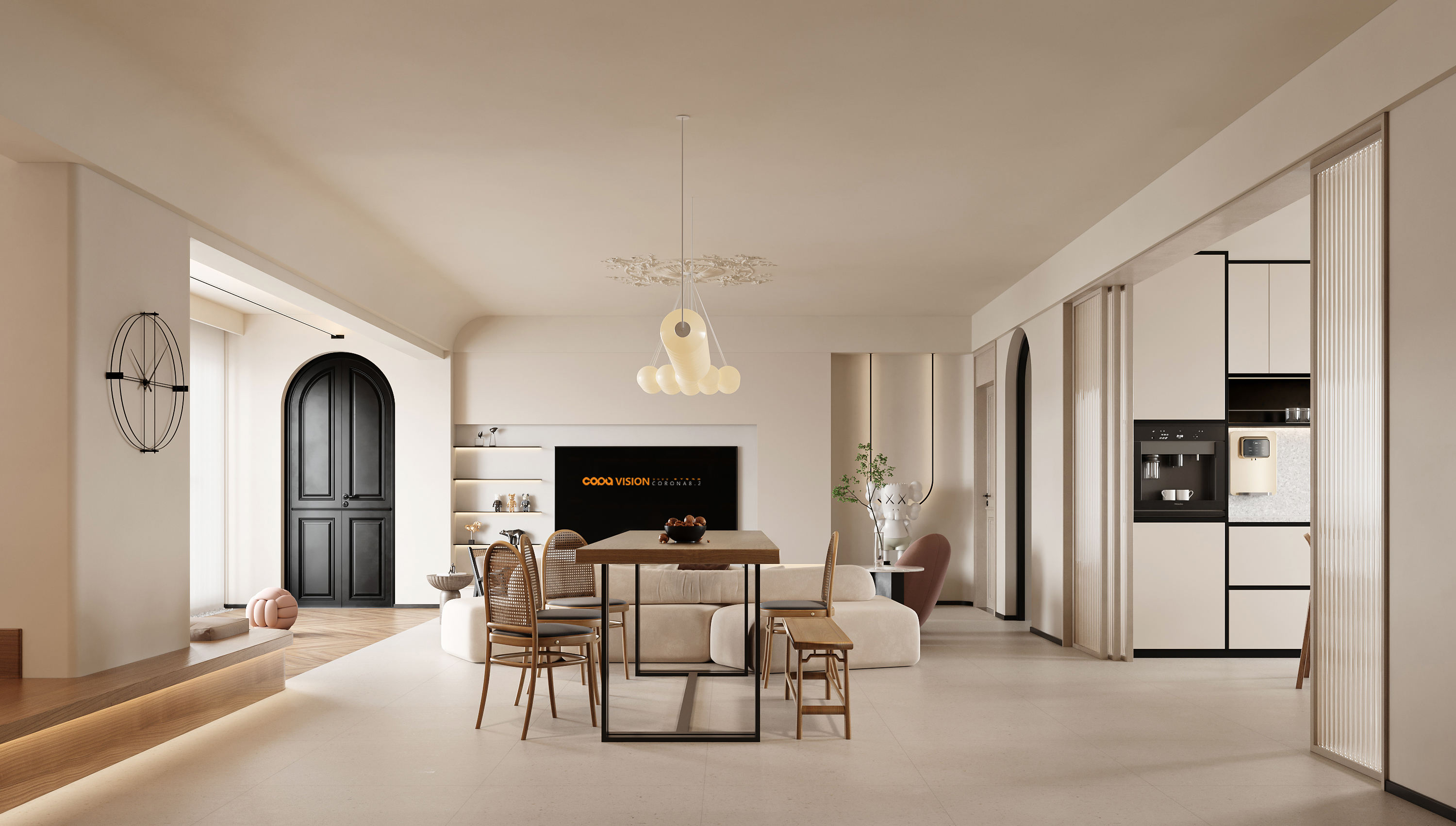 靠背视觉 2022 年中下旬家装效果图表现作品-29